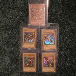 Konami Yu-Gi-Oh! Exodia the Forbidden One 5-Card Set English Standard Size - Image 1