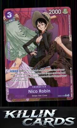 Nico Robin EB02-036 One Piece Card Game R Extra Booster: Anime 25th Collection C - Image 1
