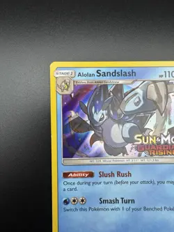 Alolan Sandslash - SM18 - Pokemon Sun & Moon Promo Prerelease Holo Rare Card NM - Image 2