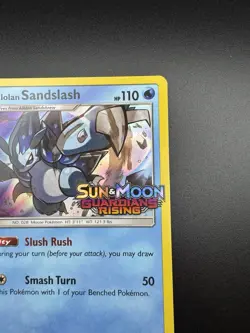 Alolan Sandslash - SM18 - Pokemon Sun & Moon Promo Prerelease Holo Rare Card NM - Image 3