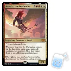 AURELIA, THE WARLEADER Double Masters 2022 Magic MTG MINT CARD - Image 1