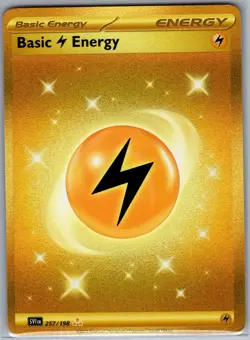 Basic Lightning Energy 257/198: Scarlet & Violet Base Set - Pokemon Card - NM - Image 1