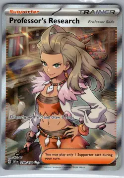 Professor's Research 240/198 SV01: Scarlet & Violet Base Set - Pokemon Card - NM - Image 1