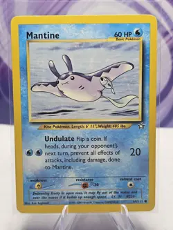 Mantine 64/111 Neo Genesis Pokemon Card LP - Image 1