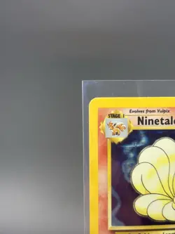 Pokemon Ninetales Base Set Holo Rare 12/102 NM/LP Fox Card 1999 - Image 2