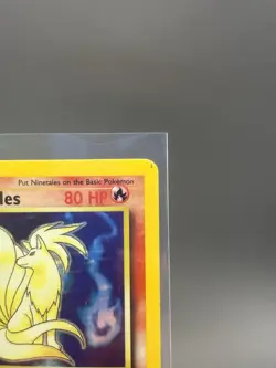 Pokemon Ninetales Base Set Holo Rare 12/102 NM/LP Fox Card 1999 - Image 3