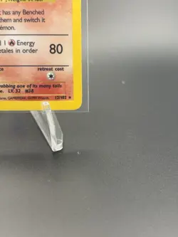 Pokemon Ninetales Base Set Holo Rare 12/102 NM/LP Fox Card 1999 - Image 4