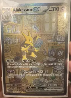 Pokemon TCG Alakazam EX 201/165 Scarlet & Violet 151 Card - Image 1