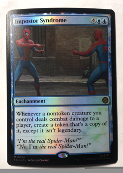 Impostor Syndrome FOIL 34 Marvel's Spider-Man MTG Magic the Gathering NM - Image 1