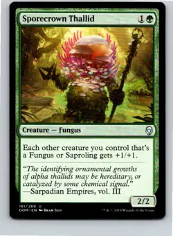 Magic the Gathering Sporecrown Thallid Dominaria MTG Free Shipping! - Image 1