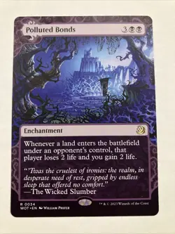 Mtg Polluted Bonds Wilds of Eldraine: Enchanting Tales Regular NM Pack fresh - Image 1