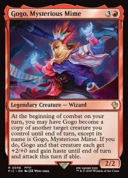 Magic The Gathering MTG GOGO, MYSTERIOUS MIME FINAL FANTASY NM Near Mint - Image 1