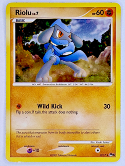 Pokemon Riolu 008/017 Pop Series 6 Holo Uncommon LP - Image 1