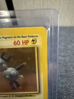 Pokemon TCG 1999 Magneton Base Set Holo Unlimited Rare Card 9/102 - Image 4