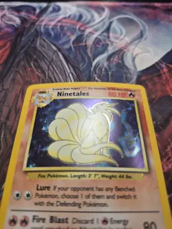 Ninetales 12/102 Holo Unlimited Pokemon Card Base Set 1999 LP - Image 2