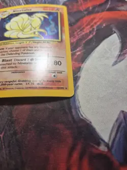 Ninetales 12/102 Holo Unlimited Pokemon Card Base Set 1999 LP - Image 3