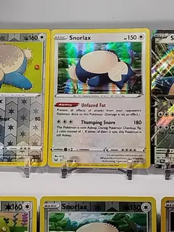 Pokemon TCG Snorlax Mix Bulk Lot Of 6 Holo And Reverse Holo (NM) - Image 3