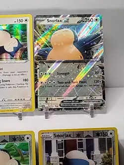 Pokemon TCG Snorlax Mix Bulk Lot Of 6 Holo And Reverse Holo (NM) - Image 4