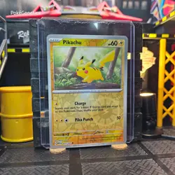 Pikachu Costco Promo 151 Cosmos Reverse Holo Pokemon TCG 025/165 Scarlet Violet - Image 3