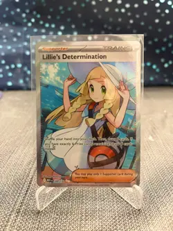 Pokemon Lillie’s Determination 169/132 Mega Evolutions Trainer Holo - Image 1
