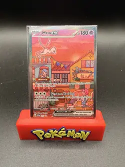 Mew ex SVP 053 Pokemon TCG Scarlet Violet 151 Black Star Promo Full Art SEALED - Image 1