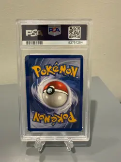 1999 POKEMON FOSSIL 1ST ED #7 HITMONLEE-HOLO PSA 7 - Image 2