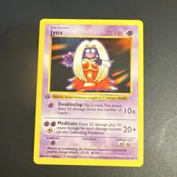 Pokemon TCG Jynx 1st Edition Shadowless Base Set - Image 1