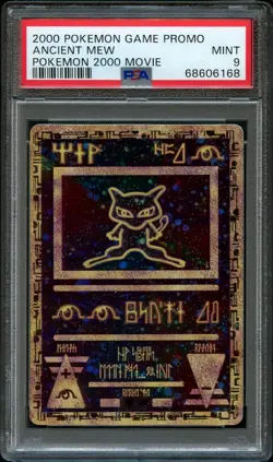 Pokemon Ancient Mew Movie 2000 Promo PSA 9 Mint - Image 1