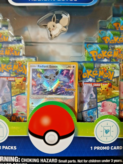 Radiant Eevee Premium Collection Box Pokemon Go, New Sealed - Image 2