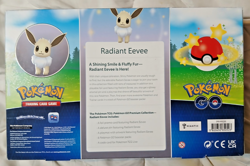 Radiant Eevee Premium Collection Box Pokemon Go, New Sealed - Image 5