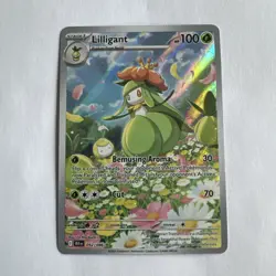 2025 Pokemon Scarlet & Violet Black Bolt Lilligant #92/86 NM - Image 1