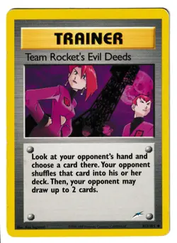 Team Rocket's Evil Deeds - 103/105 - Neo Destiny - Pokemon TCG - Image 1