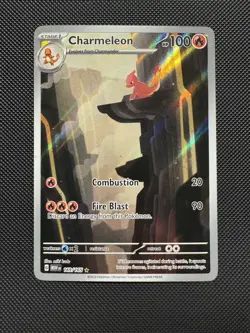 Pokemon Charmeleon 169/165 Sv: Scarlet & Violet 151 Illustration Rare Near Mint - Image 1