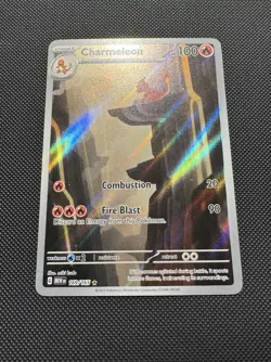 Pokemon Charmeleon 169/165 Sv: Scarlet & Violet 151 Illustration Rare Near Mint - Image 2