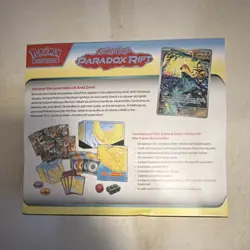 Pokemon TCG Scarlet & Violet Paradox Rift Elite Trainer Box English Roaring Moo… - Image 4
