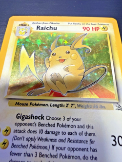 Raichu 14/62 1st Edition - Fossil Set - Holo Rare - Pokemon TCG - Image 4