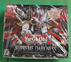 Yugioh Supreme Darkness Booster Box Sealed with Free Shipping - Image 1
