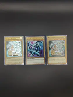 Yu-gi-oh Kaiba Collection Box Blue-eyes White Dragon Lot Of 3 Read Description - Image 1
