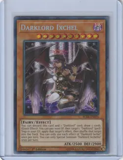 Yugioh BLRR-EN076 Darklord Ixchel – Secret Rare 1st Edition - Image 1
