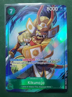 One Piece Kikunojo SR EB04-012 Alternate Art The Azure Sea's Seven Foil - Image 1