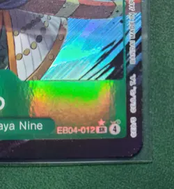 One Piece Kikunojo SR EB04-012 Alternate Art The Azure Sea's Seven Foil - Image 3
