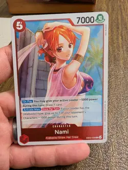One Piece TCG Nami (006) Foil Extra Booster: Heroines Edition #EB03-006 NM - Image 1