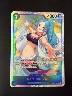 One Piece TCG Nefeltari Vivi EB04-025 The Azure Sea's Seven Foil - Image 1