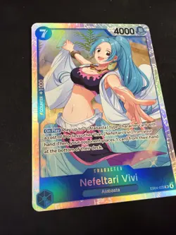 One Piece TCG Nefeltari Vivi EB04-025 The Azure Sea's Seven Foil - Image 2