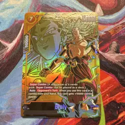 Bandai Dragon Ball Super Broly FB08-086 Super Combo UC* Foil Card - Image 1