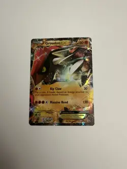Pokemon Groudon-EX Black Star Promos Holo Card XY42 Near Mint Condition - Image 1
