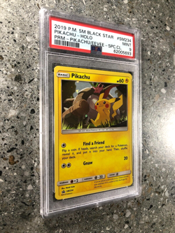 Pokemon TCG Cards Pikachu SM234 Black Star Promo Holo PSA 9 MINT - Image 3