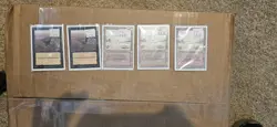 Magic: The Gathering 5 Card Lot - Sinkhole, Badlands, Strip Mine, Desert - Image 1