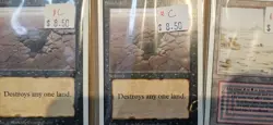 Magic: The Gathering 5 Card Lot - Sinkhole, Badlands, Strip Mine, Desert - Image 5