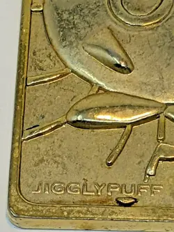 Jigglypuff Nintendo Pokemon 23k Gold Plated Trading Card Collector Toy - Image 4